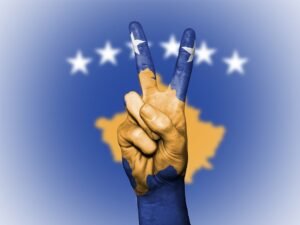 kosovo, peace, hand