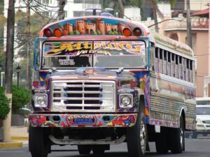 bus, panama, city