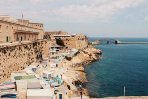 Coastline of Valetta, Malta