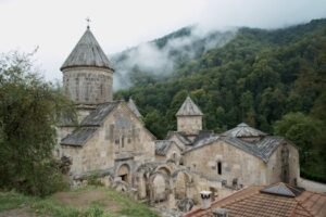 View of the Haghartsin Monastery Complex in Armenia