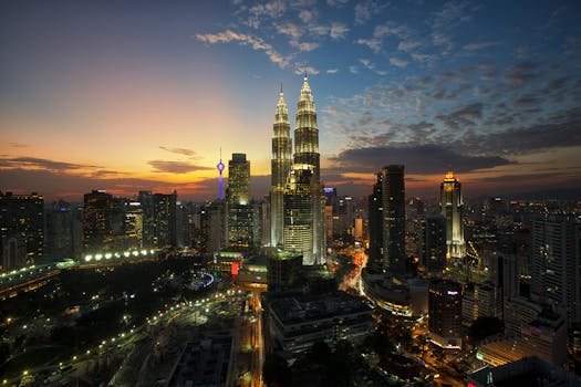 High Rise Buildings Bird&#39;s Eye View