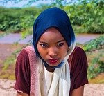 somali, lady, e