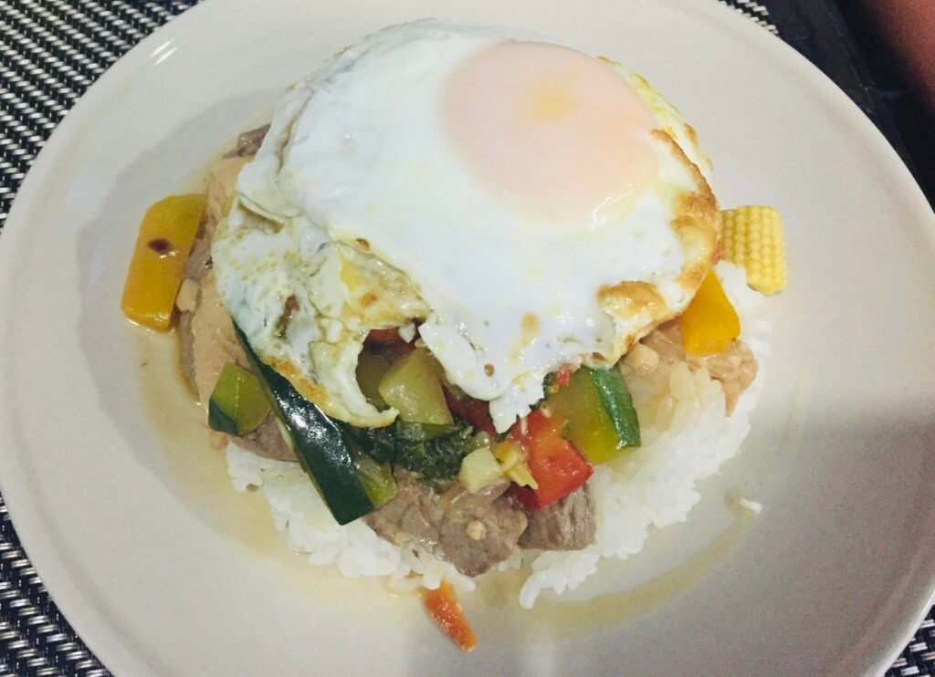 Tazón de arroz al revés de Mauricio