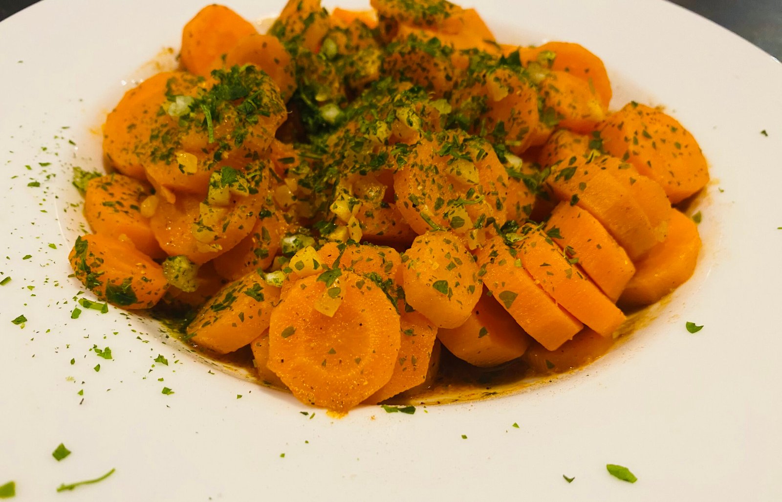 Salade marocaine de carottes al dente