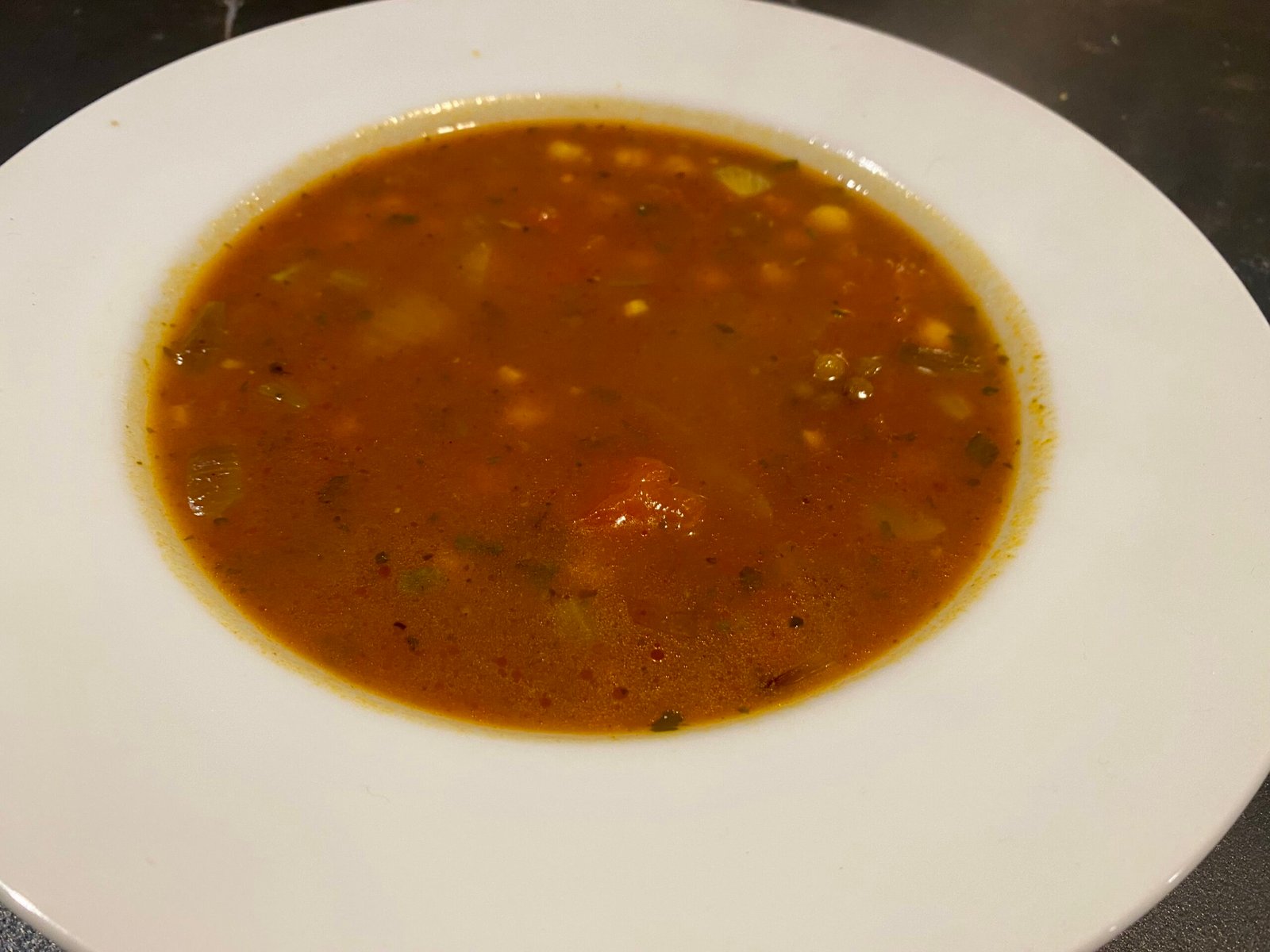 Harira, soupe marocaine aux pois chiches