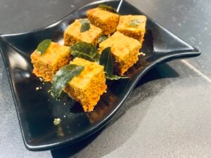 Snack: Dhokla indien sans gluten