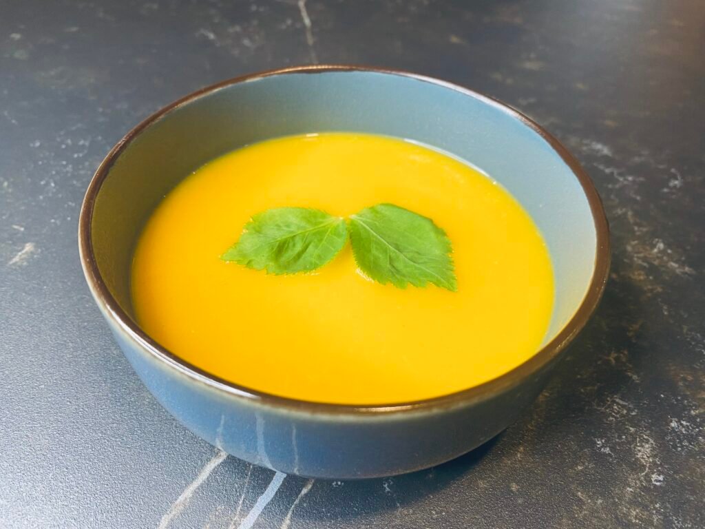 Velouté de butternut aux accents thai