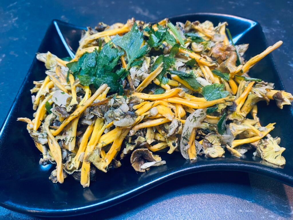 Russian style chanterelles