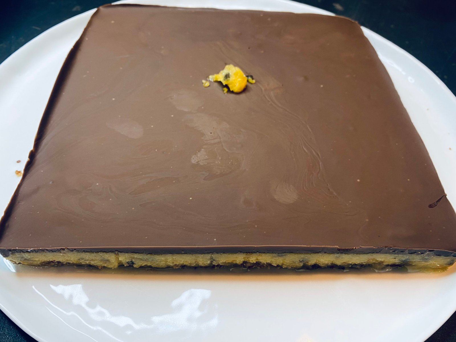 Passion fruit millionaire shortbread, gluten-free