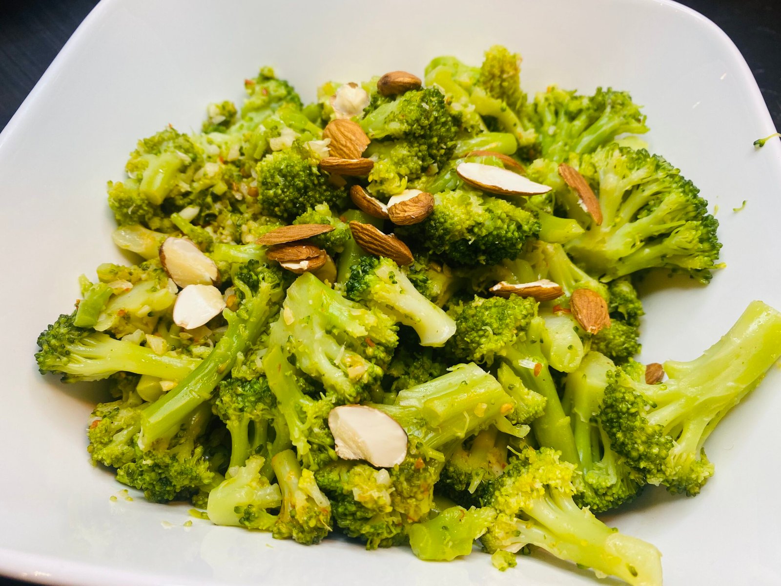 Broccoli with garlic and olive oil (Italy)