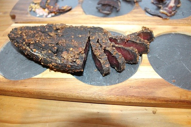 biltong, beef, cured