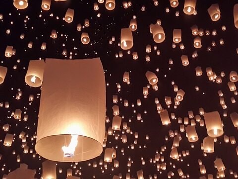 chiang mai, sky lantern, festival