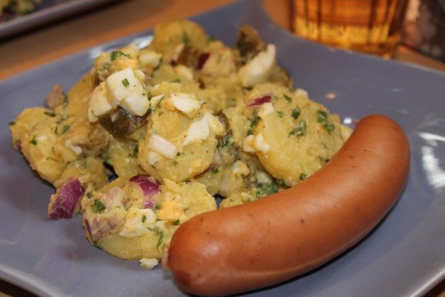 Kartoffelsalat, salalde de pommes de terre, Allemagne