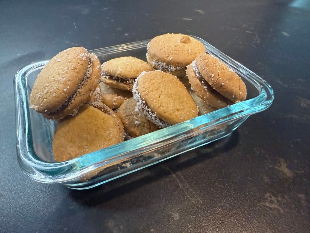 Alfajores argentins a la confiture de lait