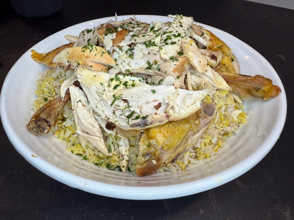 Rice and chicken with 7 spices (Rez a Djej), Lebanon