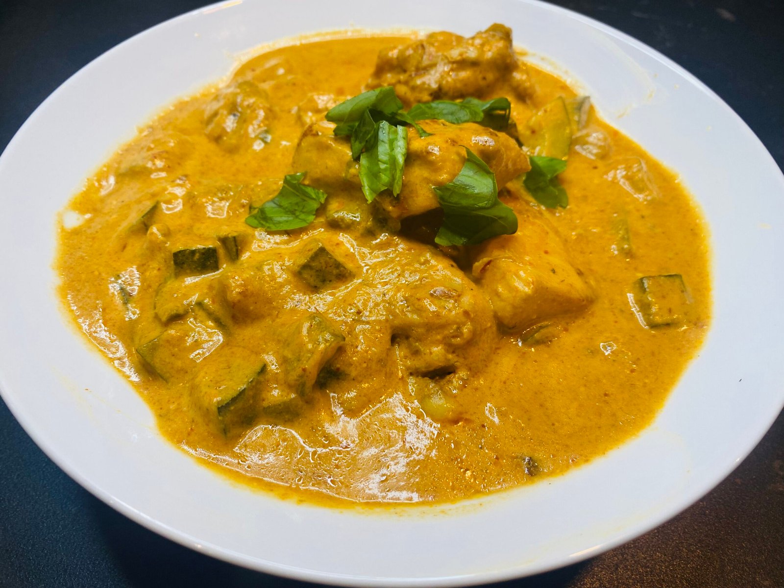 Thai chicken red curry