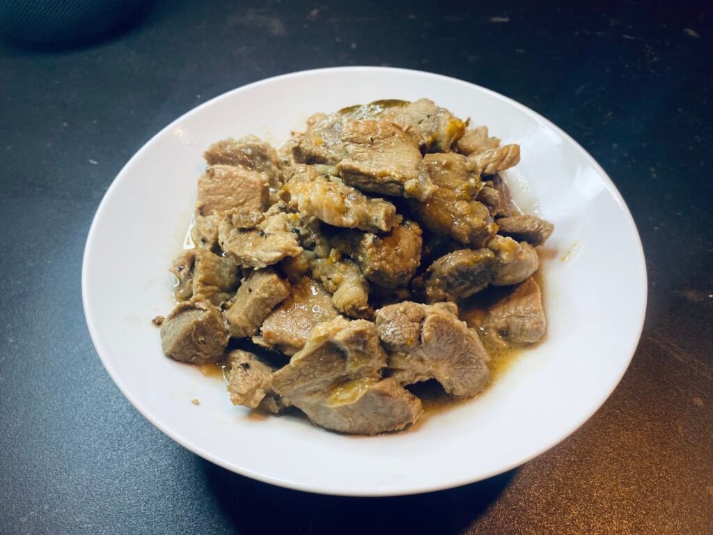 Gluten-free Adobo pork, Philippines