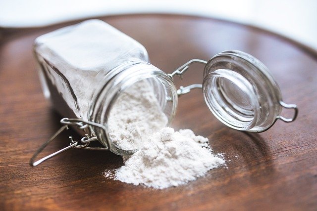 flour, jar, powder