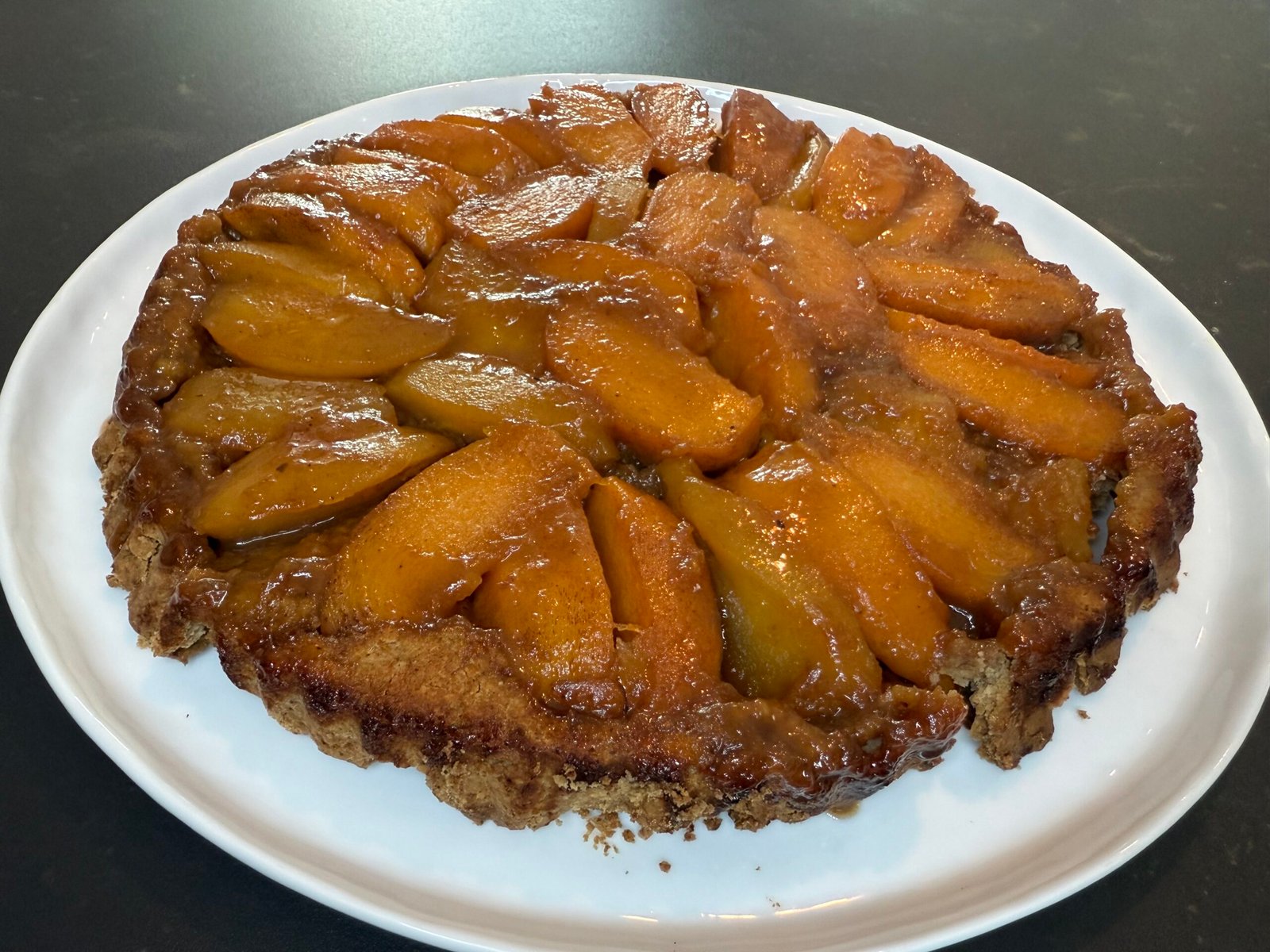 Tarte tatin aux kakis, sans gluten, France