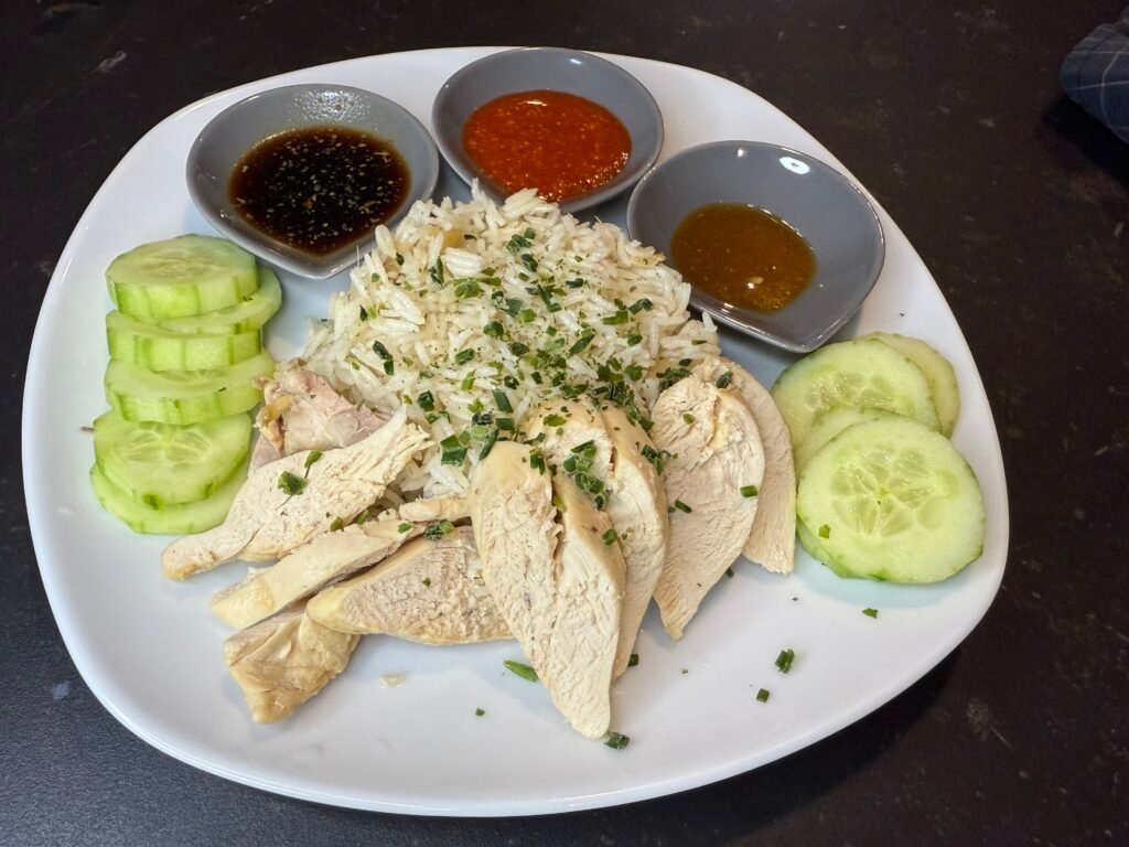 Hainanese Chicken rice, Singapore