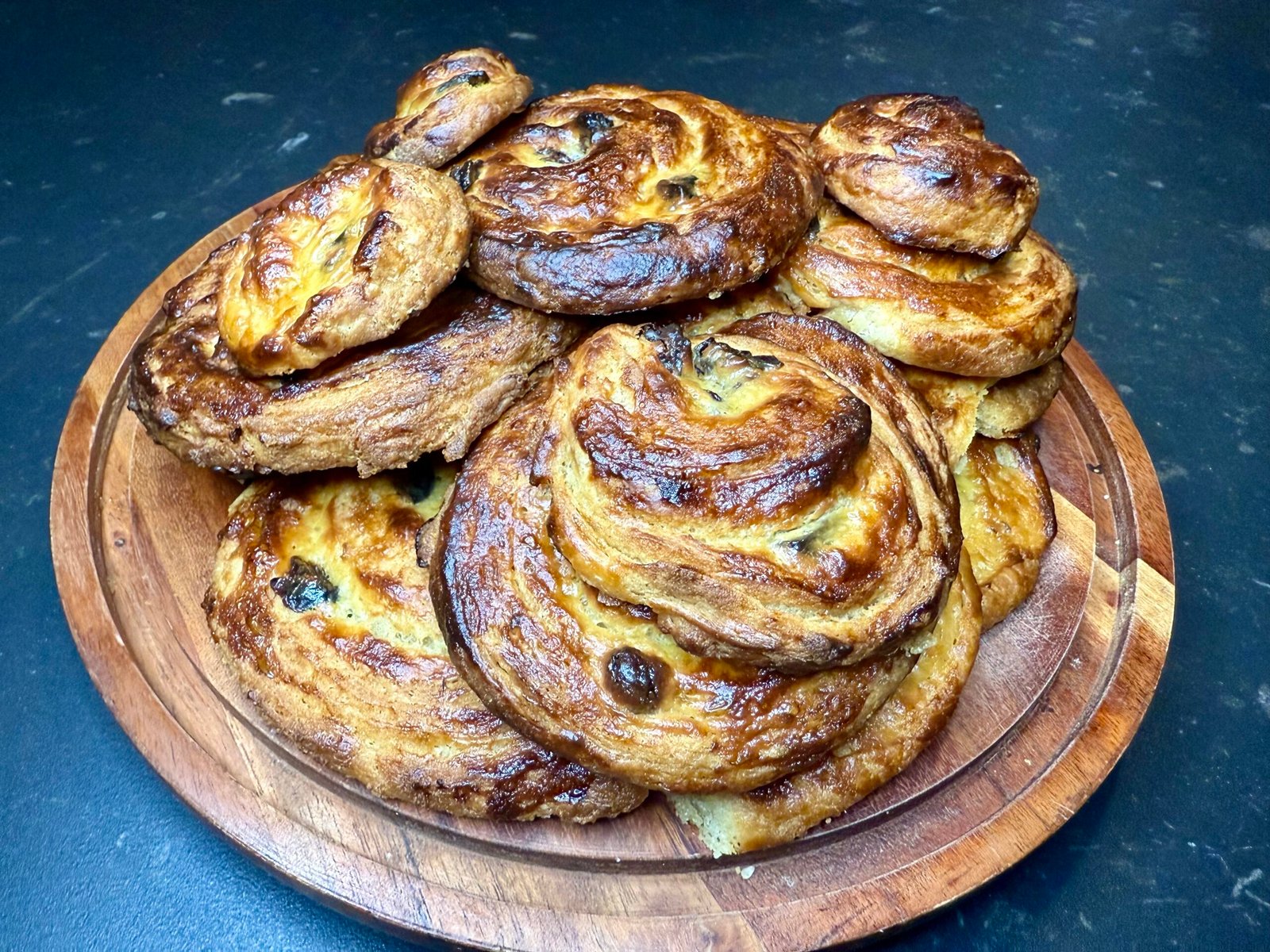 Pains aux raisins traditionnels sans gluten, France