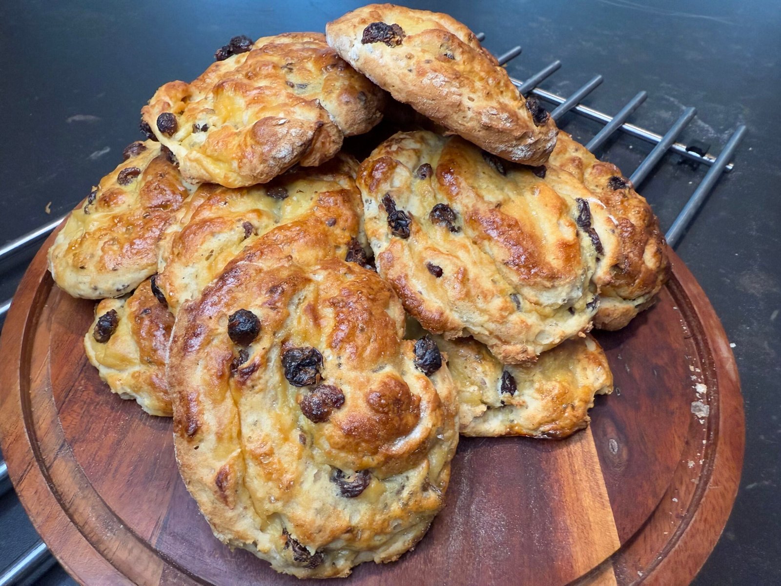 Pains aux raisins briochés, sans gluten, France