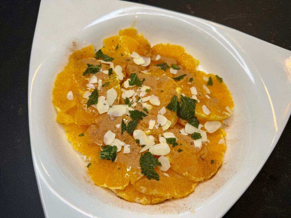 Ensalada de naranja marroquí