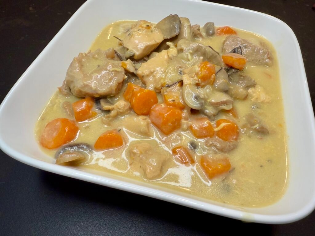 Blanquette de veau sans gluten