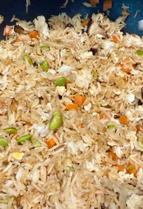 Yakimeshi, le riz sauté japonais sans gluten
