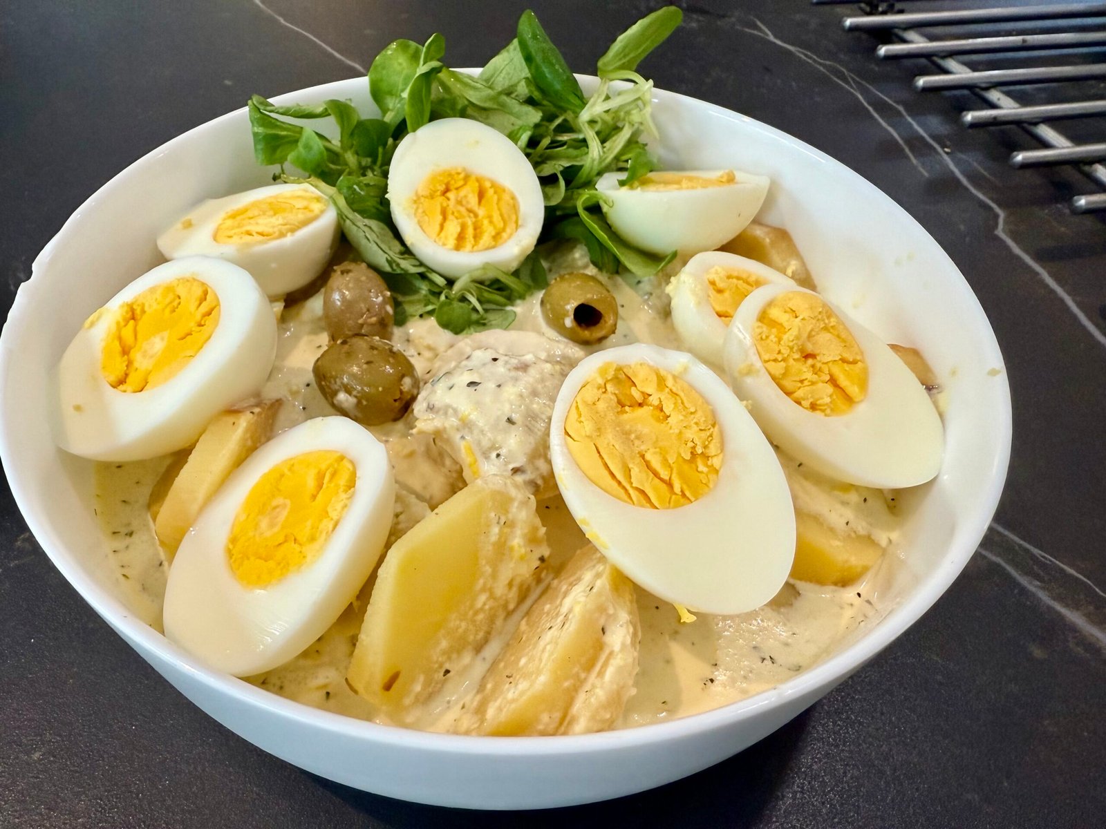Pommes de terre à la péruvienne (papas à la huancaina) sans gluten