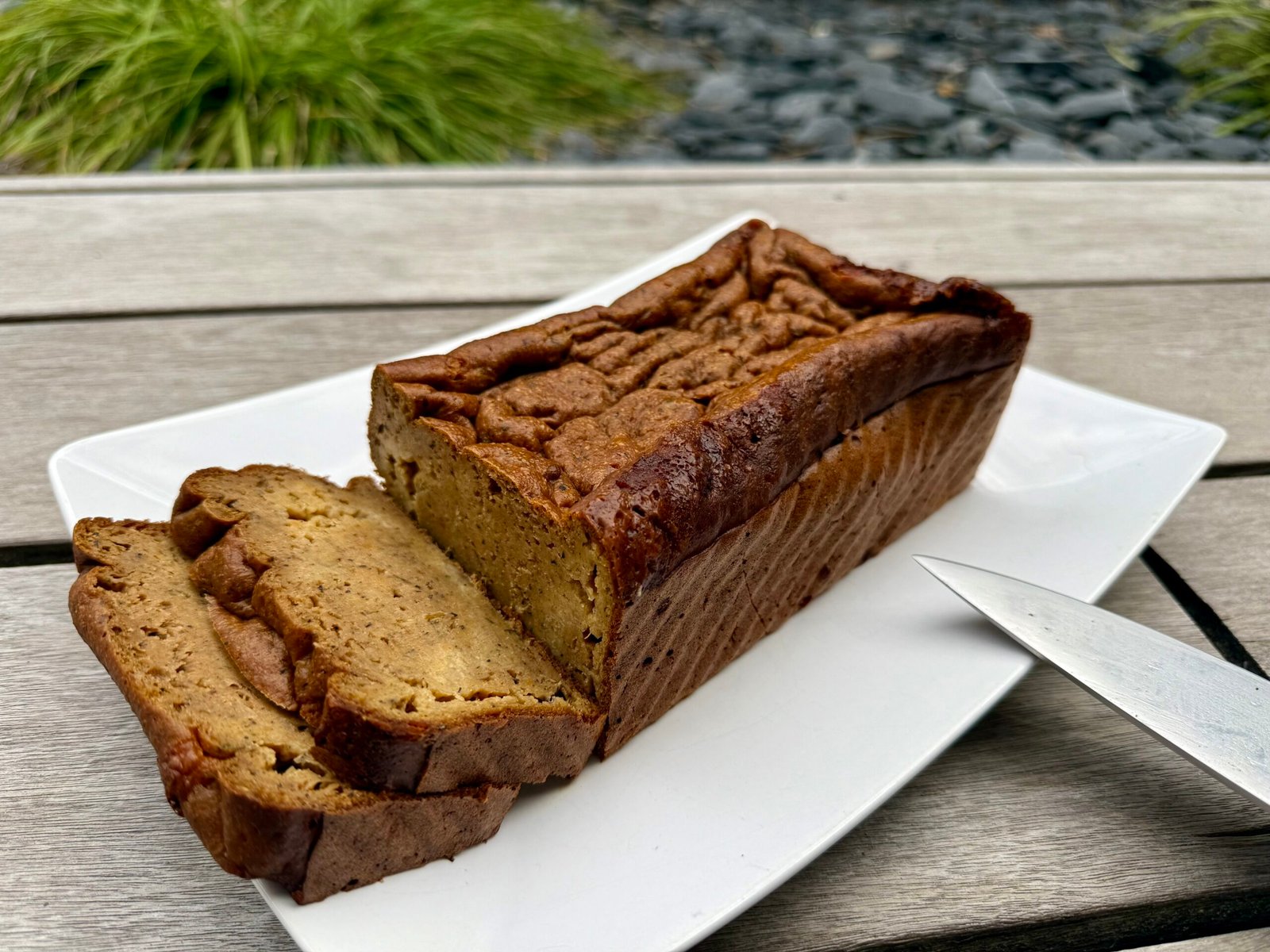 gluten-free savory sweet potato cake