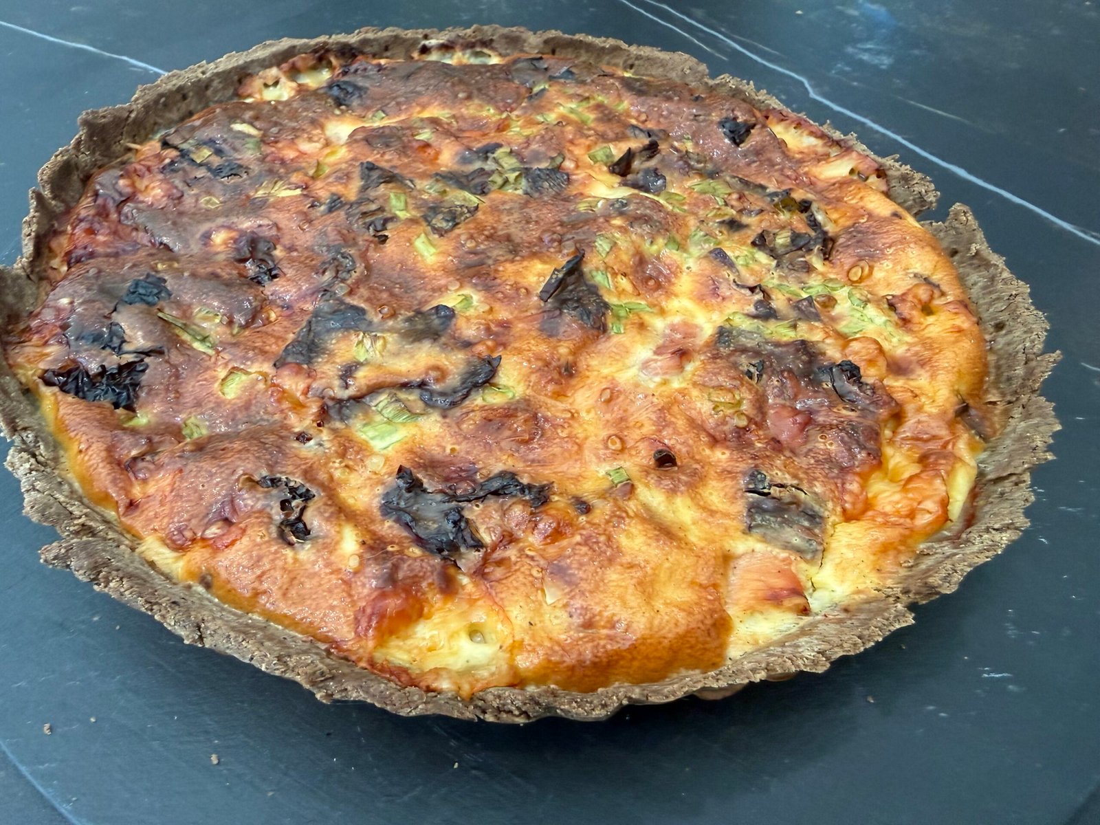 Quiche au jambon cru, sans gluten