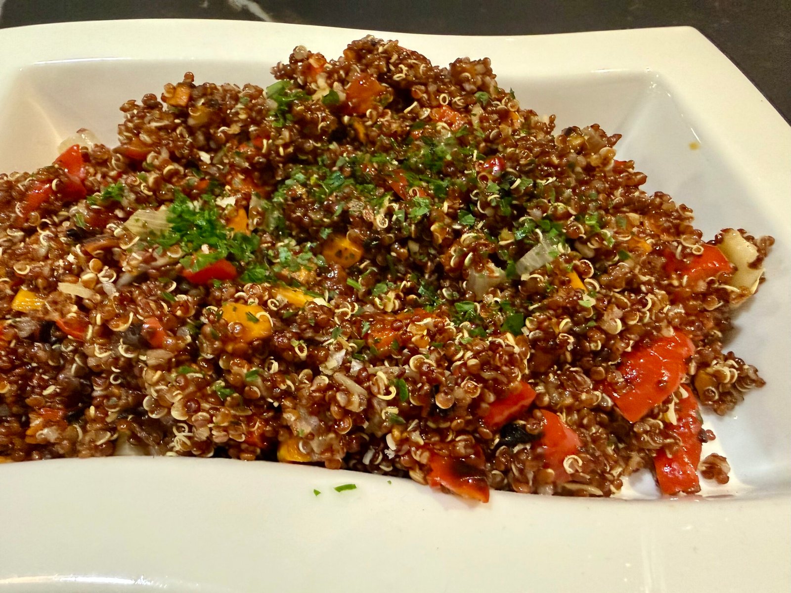 quinoa aux legumes Bolivie