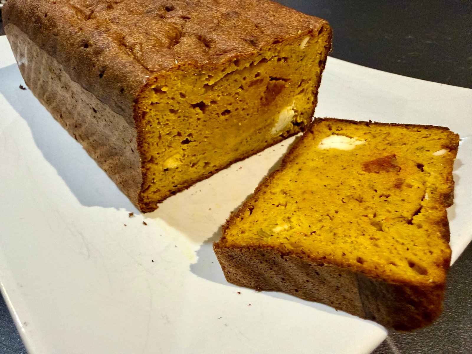Pastel sabroso de calabaza y boniato