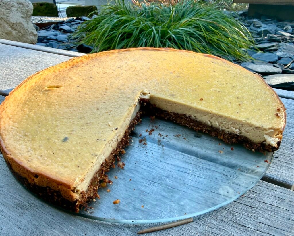 cheesecake sans gluten aux marrons