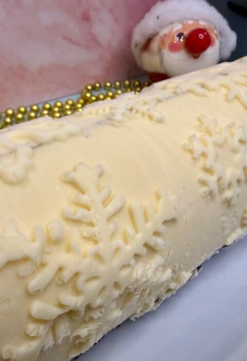 Bûche au champagne sans gluten