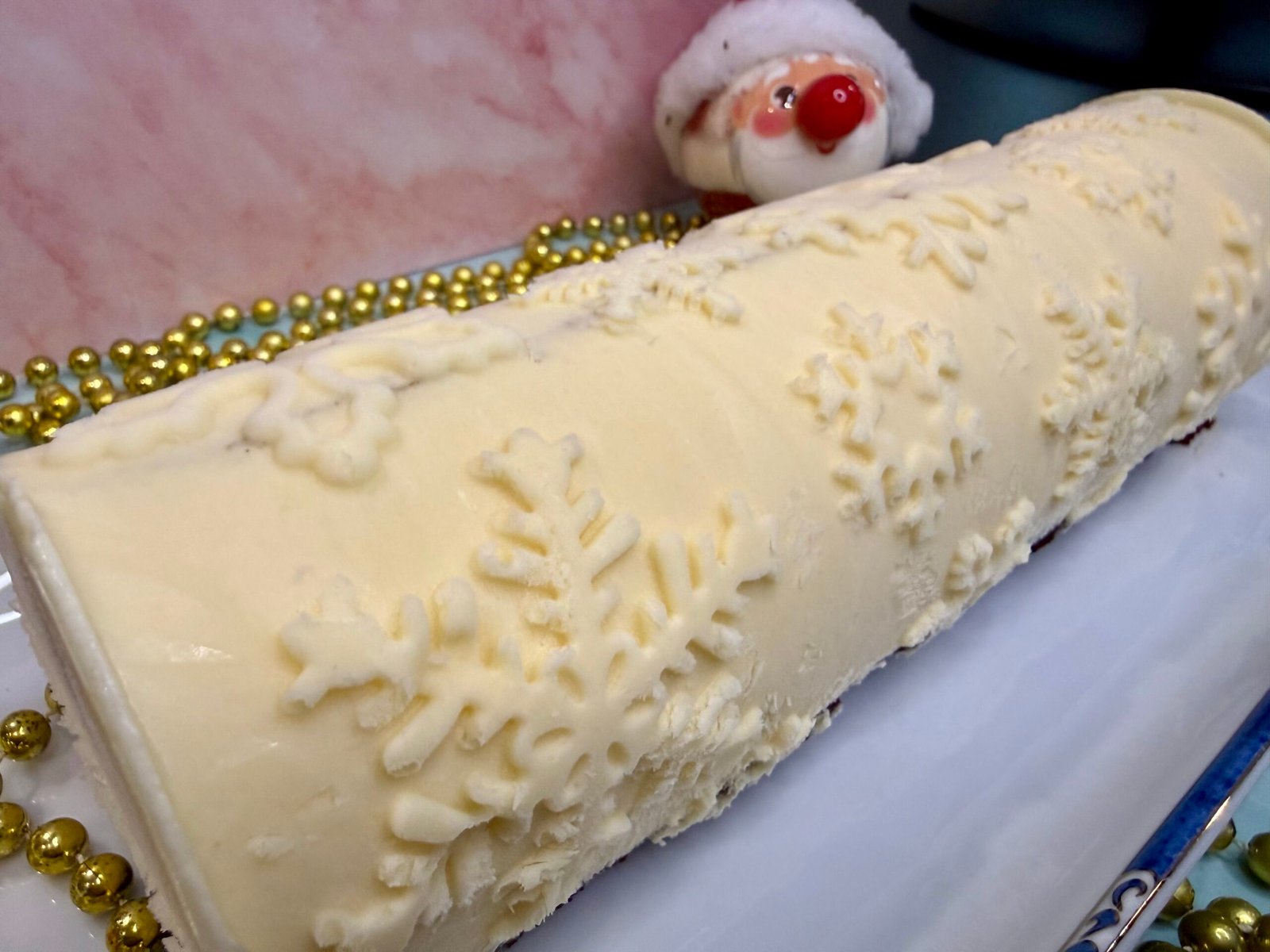 Bûche au champagne sans gluten