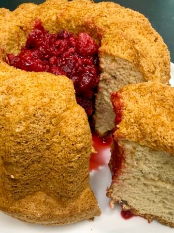 Angel cake sans gluten